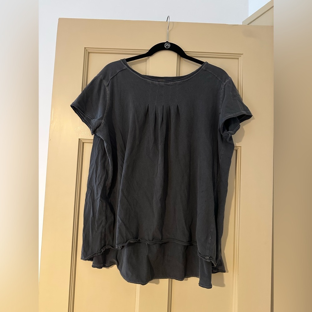 We The Free Relaxed Fit Grey Top